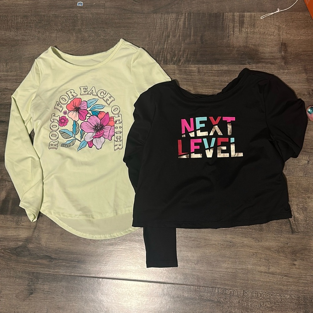 Ideology and jumping beans size 6 long sleeve athletic shirts